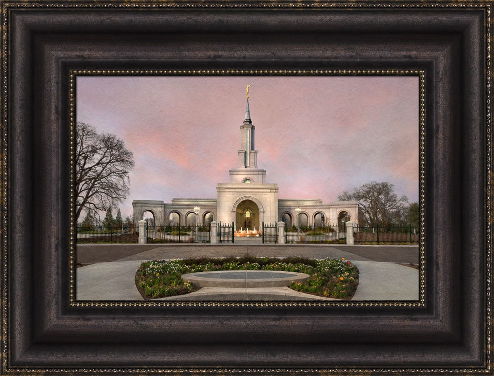 Sacramento Temple - Evening by Robert A Boyd