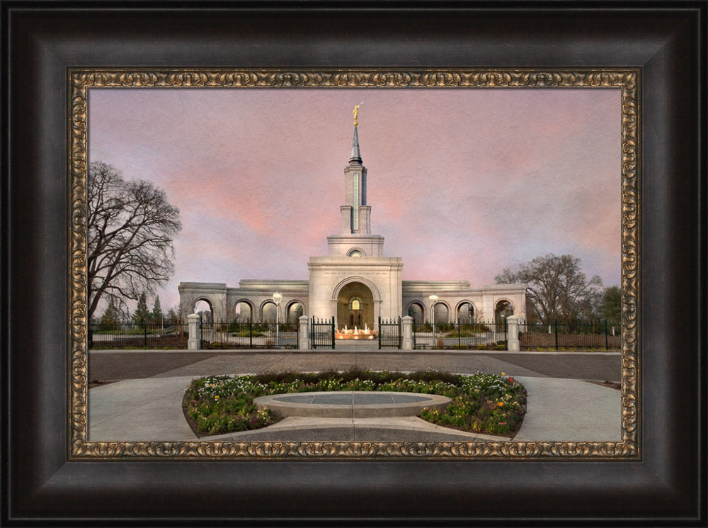Sacramento Temple - Evening by Robert A Boyd