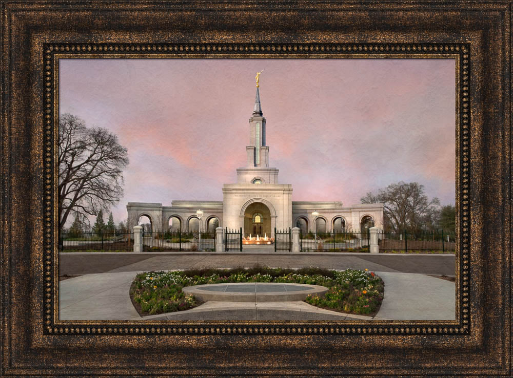 Sacramento Temple - Evening by Robert A Boyd