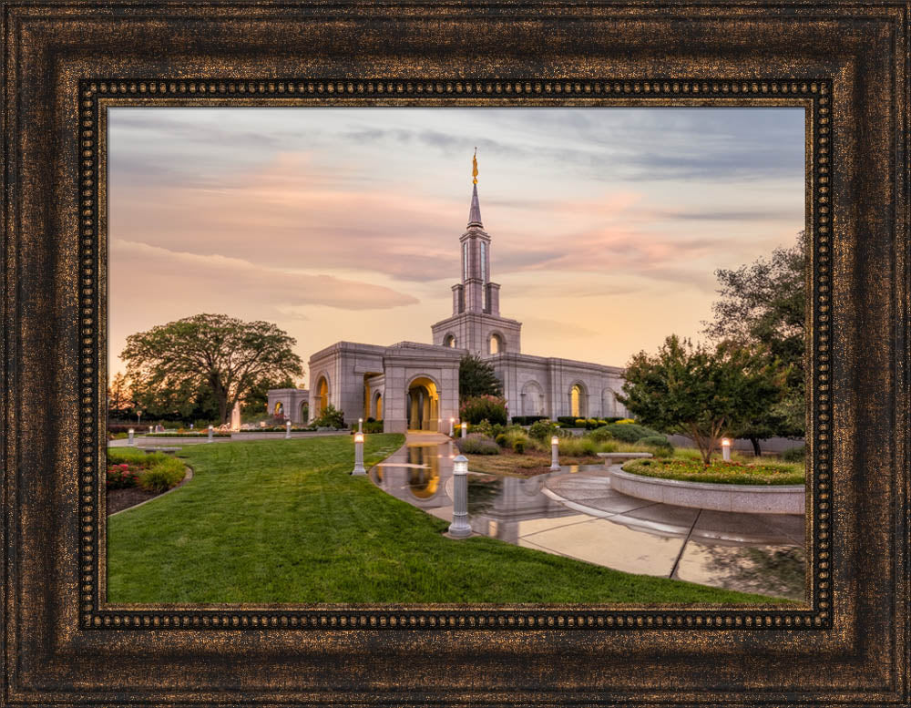 Sacramento Temple - Evening Path by Robert A Boyd