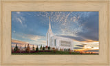 Rexburg Temple - Radiant Alabaster Panoramic by Robert A Boyd