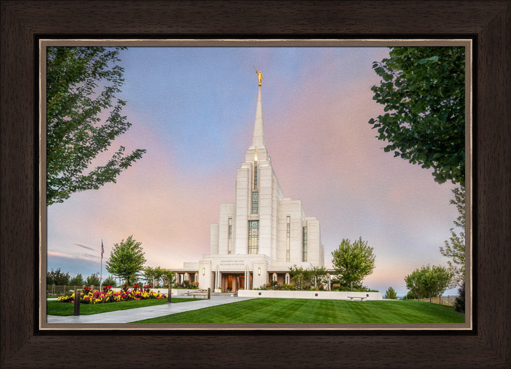 Rexburg Temple - A House of Peace by Robert A Boyd