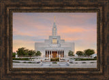 Draper Temple - Sunrise by Robert A Boyd