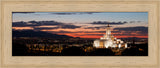 Draper Temple- Sunset Panoramic by Robert A Boyd