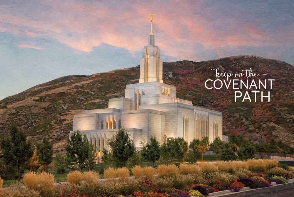 Draper Temple - Holy Places Series 12x18 repositionable poster