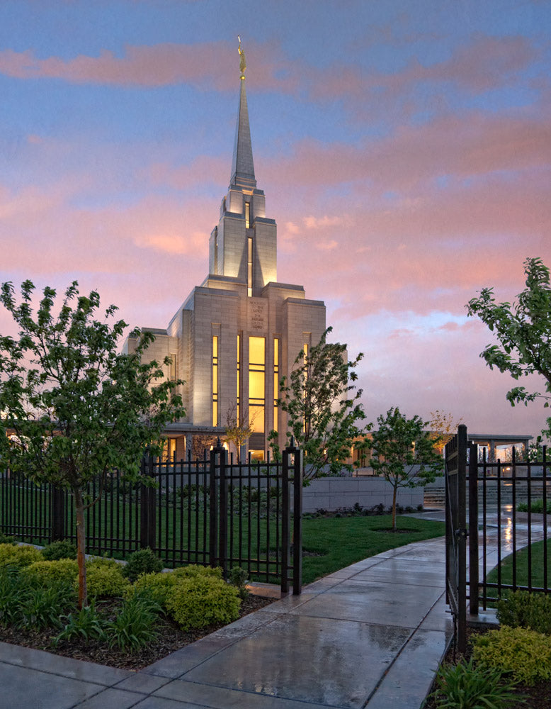 Oquirrh Mountain Temple - The Light Within by Robert A Boyd