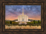 Oquirrh Mountain Temple - Refuge from the Storm by Robert A Boyd