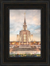 Oquirrh Mountain Temple - Chrome Series by Robert A Boyd