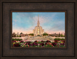 Oquirrh Mountain Temple - Spring Splendor by Robert A Boyd