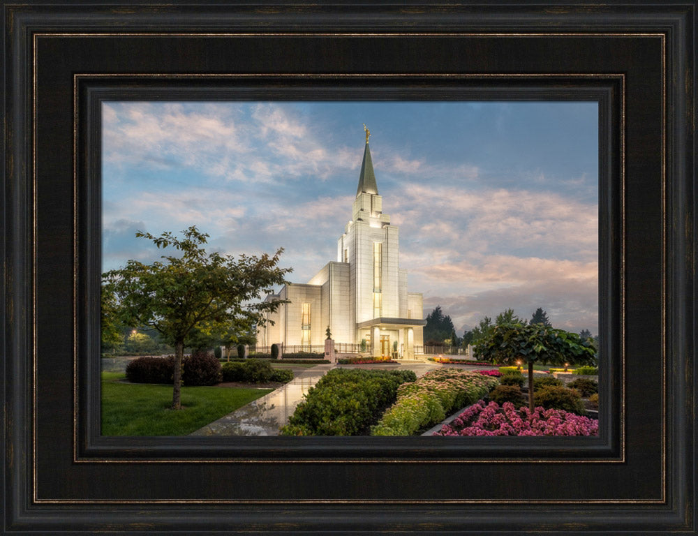 Vancouver BC Temple - Vancouver Covenant Path by Robert A Boyd