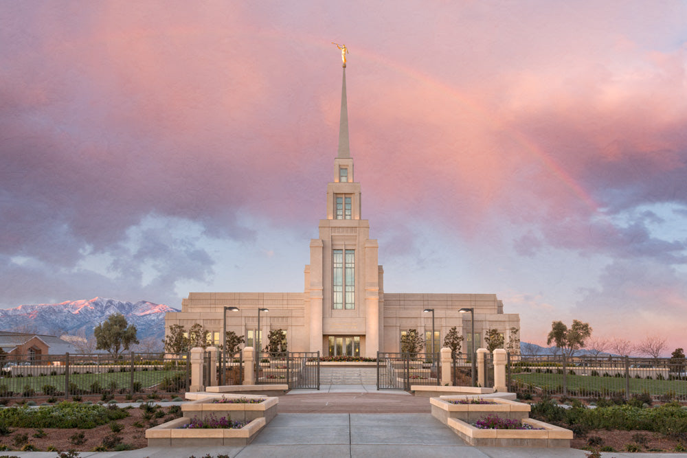 Gila Valley Temple - Gila Valley by Robert A Boyd