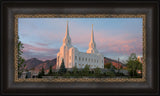 Brigham City Temple - Sunrise by Robert A Boyd