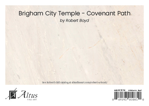 Brigham City Temple - Brigham City Covenant Path by Robert A Boyd