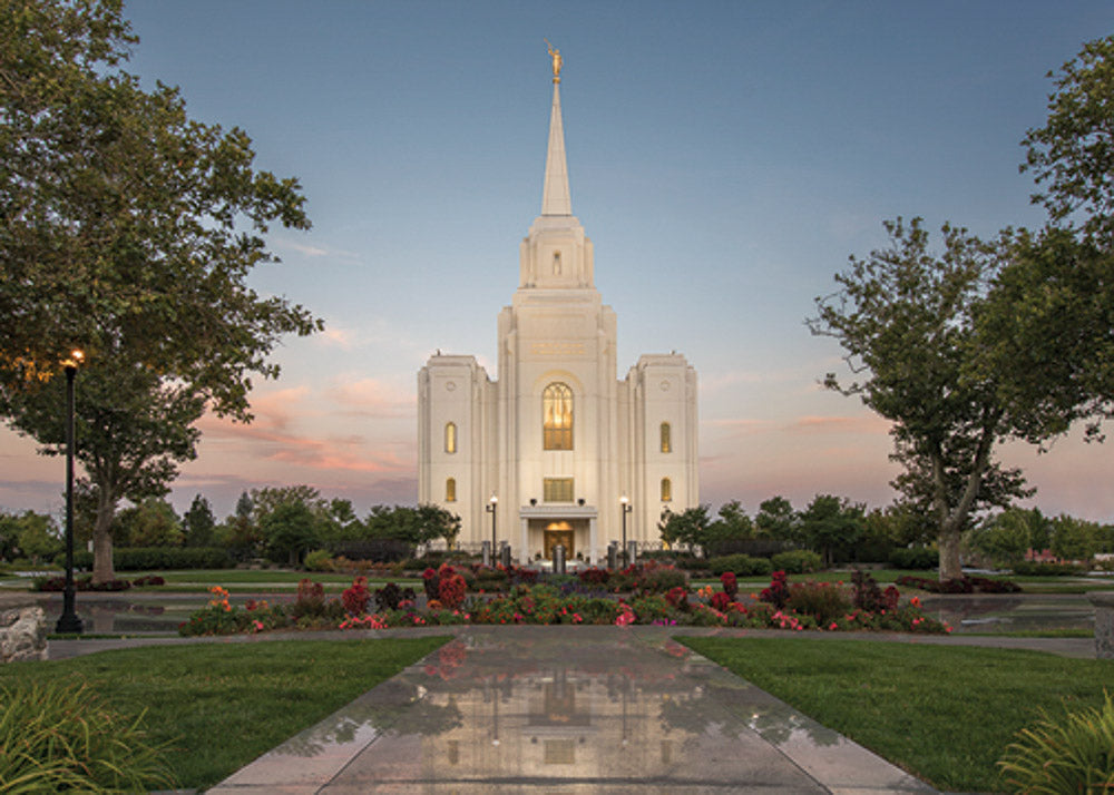 Brigham City Temple - Covenant Path 5x7 print