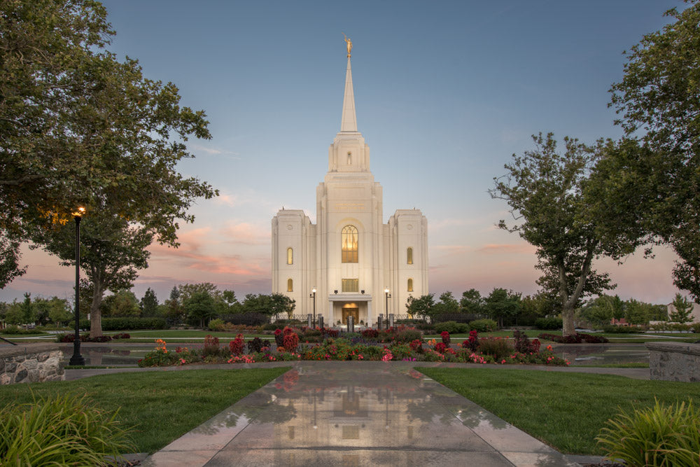 Brigham City Temple - Brigham City Covenant Path by Robert A Boyd