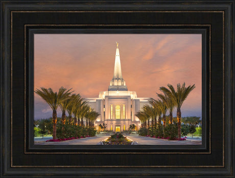 Gilbert Temple - Palm Trees by Robert A Boyd