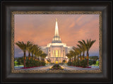 Gilbert Temple - Palm Trees by Robert A Boyd