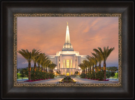 Gilbert Temple - Palm Trees by Robert A Boyd