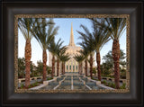 Gilbert Temple - Palm Tree Fountain by Robert A Boyd