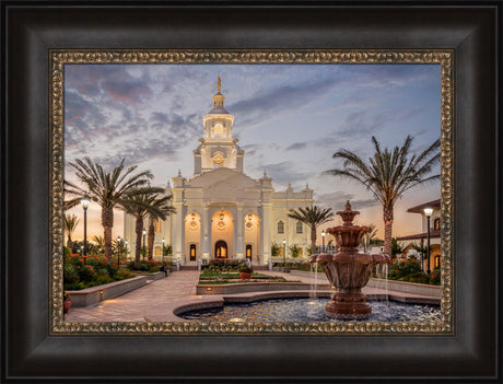 Tijuana Temple - Palm Trees by Robert A Boyd