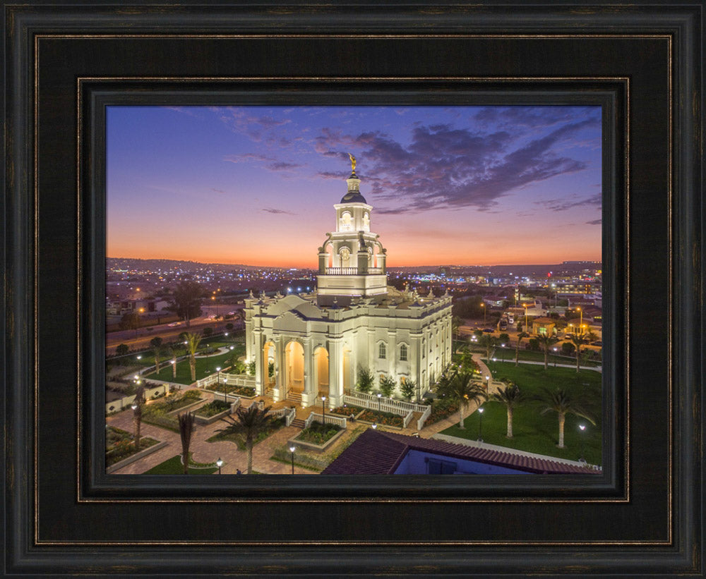 Tijuana Temple - Sunset by Robert A Boyd