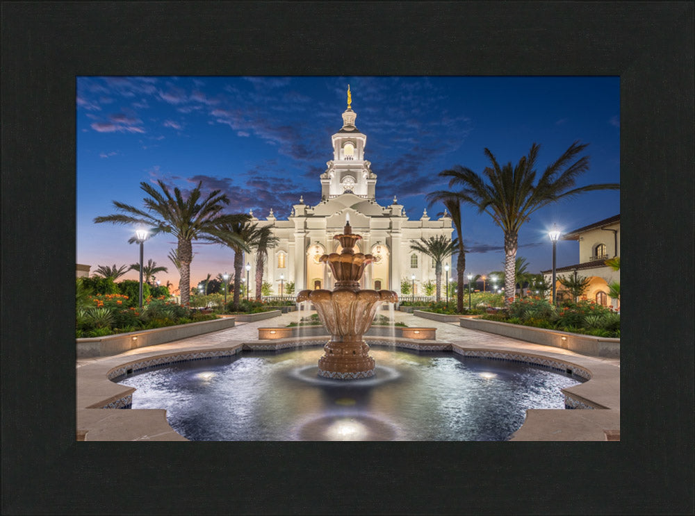 Tijuana Temple - Fountains by Robert A Boyd