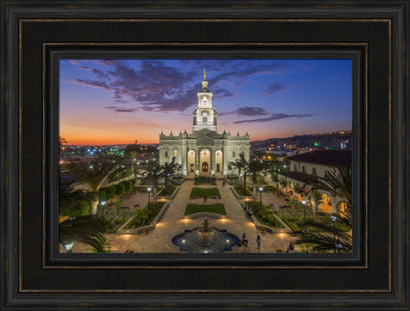 Tijuana Temple - Courtyard by Robert A Boyd