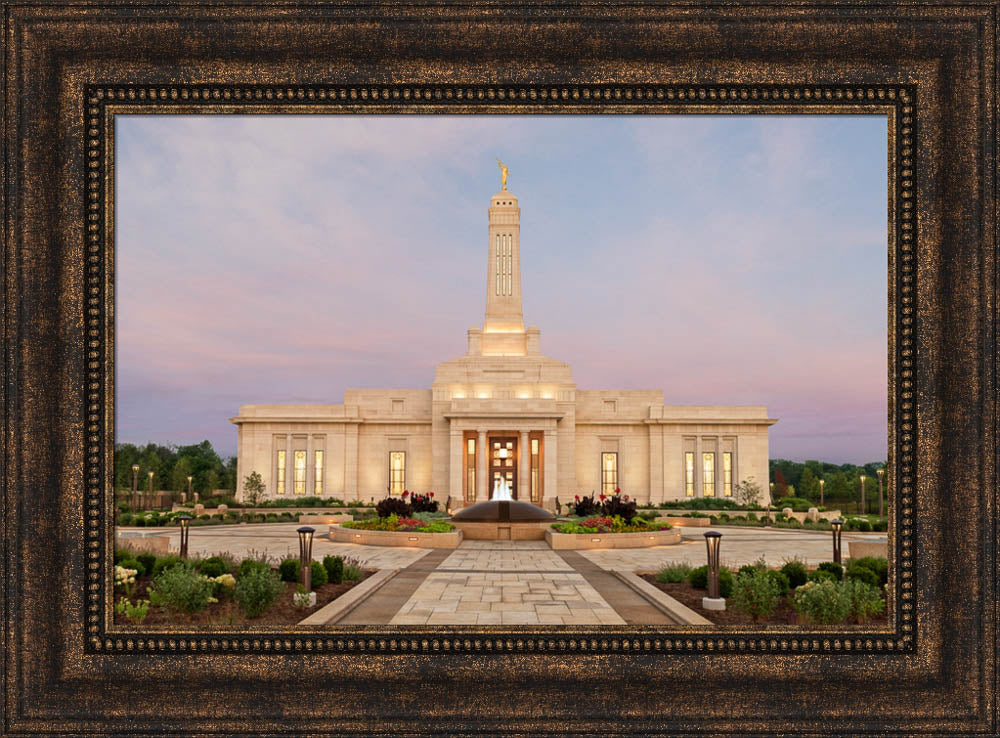 Indianapolis Temple - Temple Path by Robert A Boyd