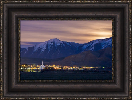 Payson Temple - Mountain View by Robert A Boyd