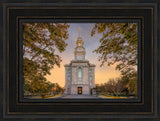 Philadelphia Temple - Through the Trees by Robert A Boyd