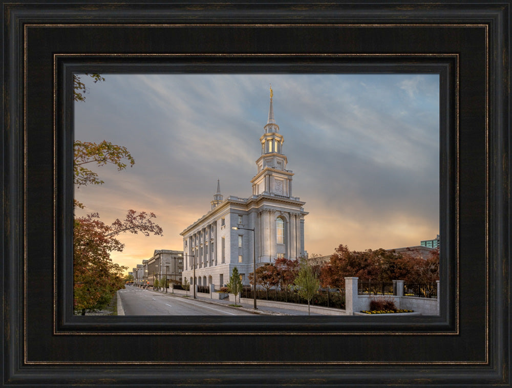 Philadelphia Temple - Avenue by Robert A Boyd