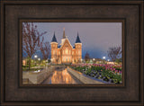 Provo City Center Temple - Rain Path by Robert A Boyd