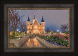 Provo City Center Temple - Rain Path by Robert A Boyd