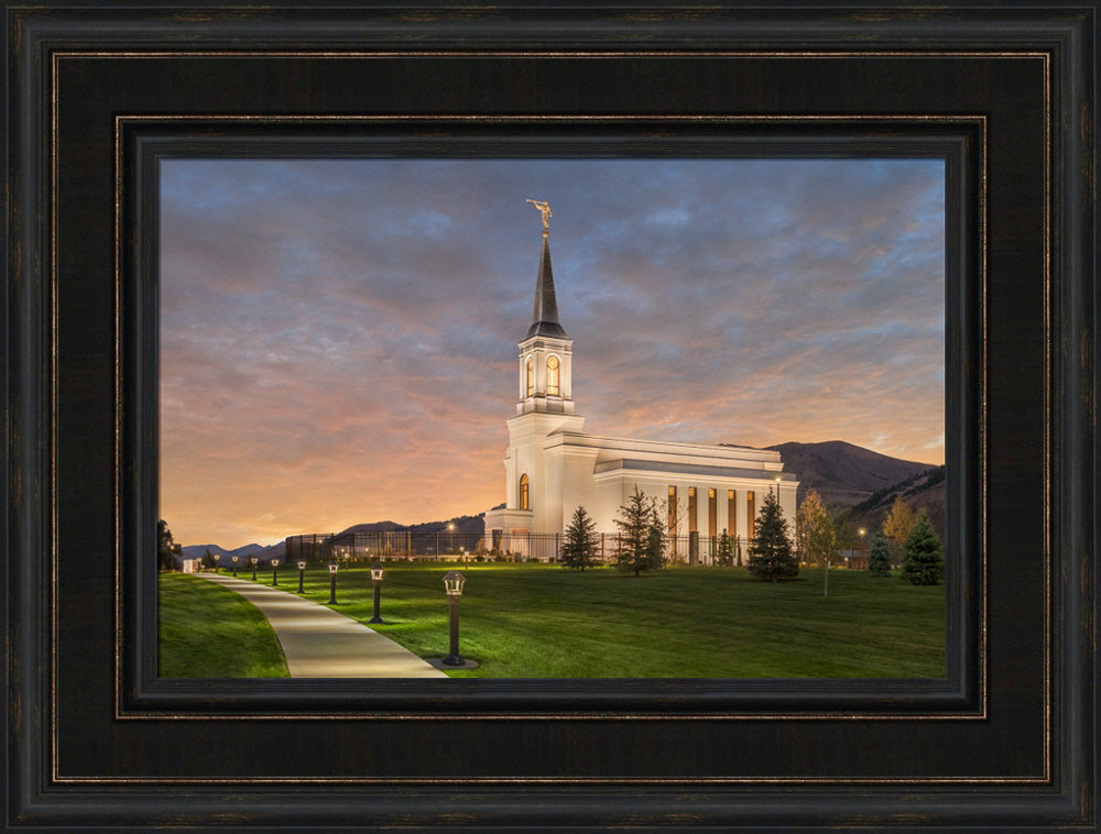 Star Valley Temple - Eventide by Robert A Boyd
