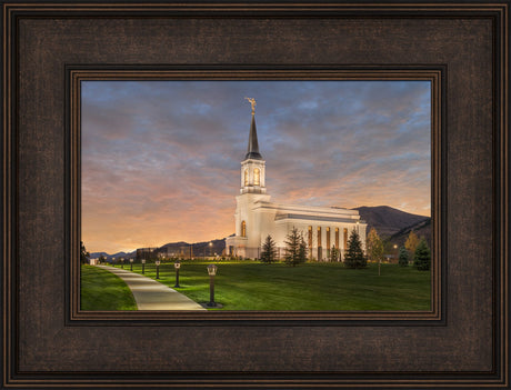 Star Valley Temple - Eventide by Robert A Boyd