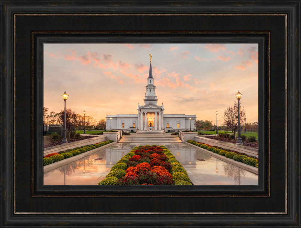 Hartford Temple - Path by Robert A Boyd