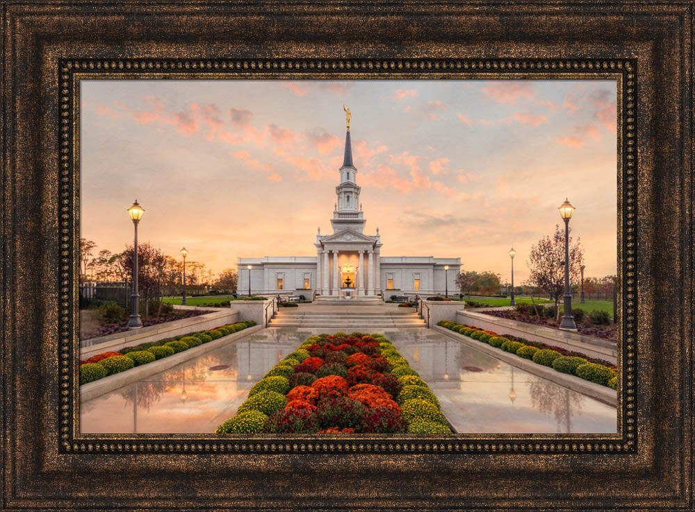 Hartford Temple - Path by Robert A Boyd