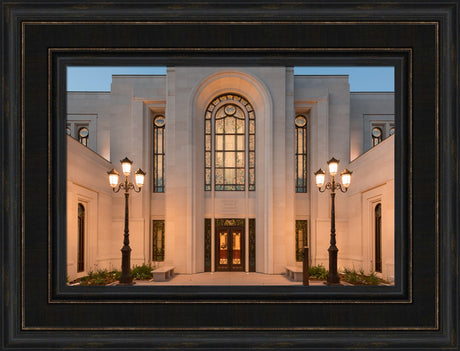 Paris Temple - Main Entrance by Robert A Boyd