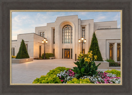 Paris Temple - Evening by Robert A Boyd