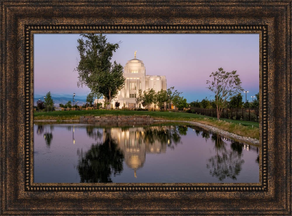 Meridian Temple - Dusk by Robert A Boyd