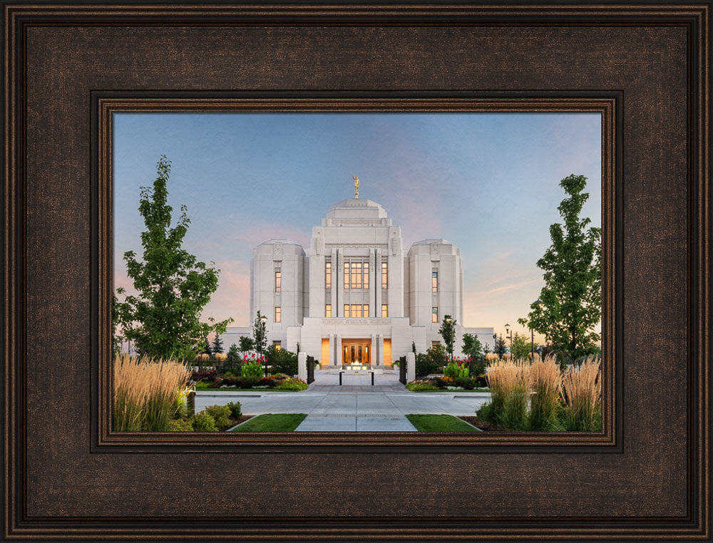 Meridian Temple - Sunrise by Robert A Boyd