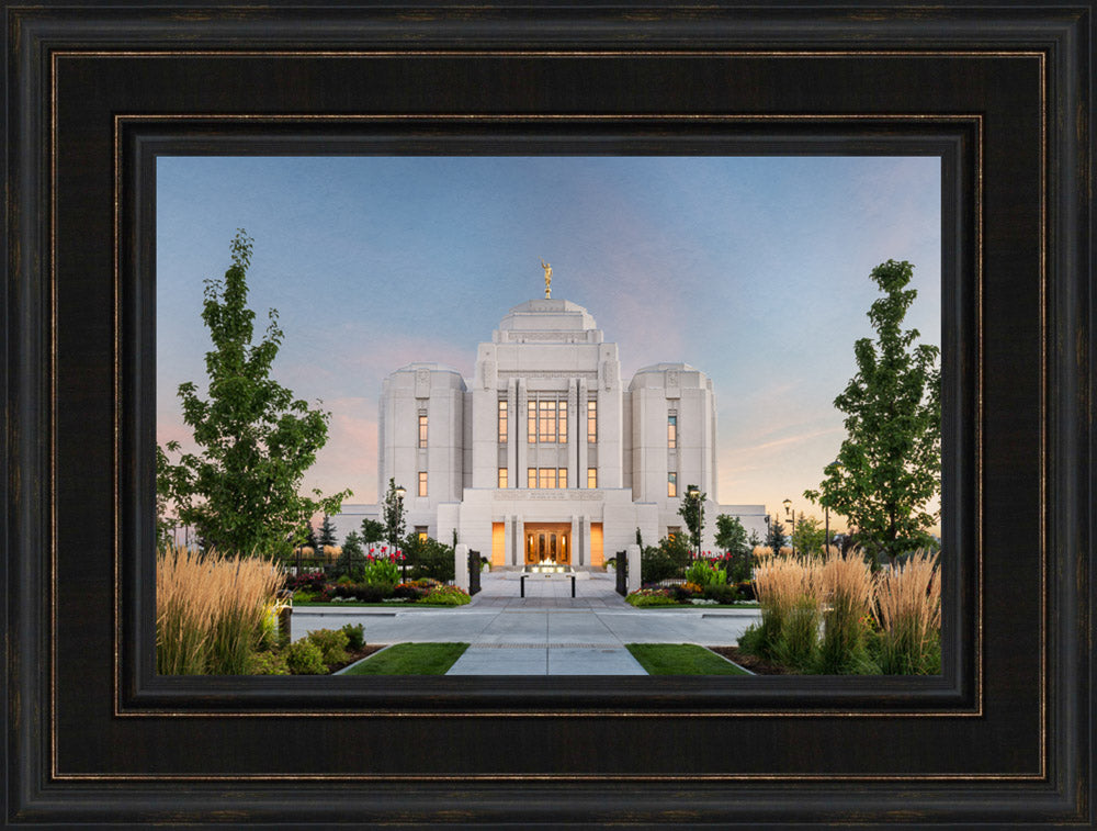 Meridian Temple - Sunrise by Robert A Boyd