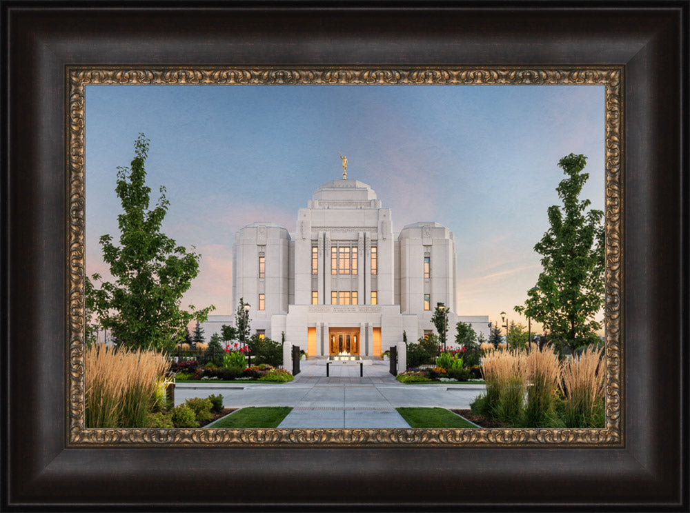 Meridian Temple - Sunrise by Robert A Boyd