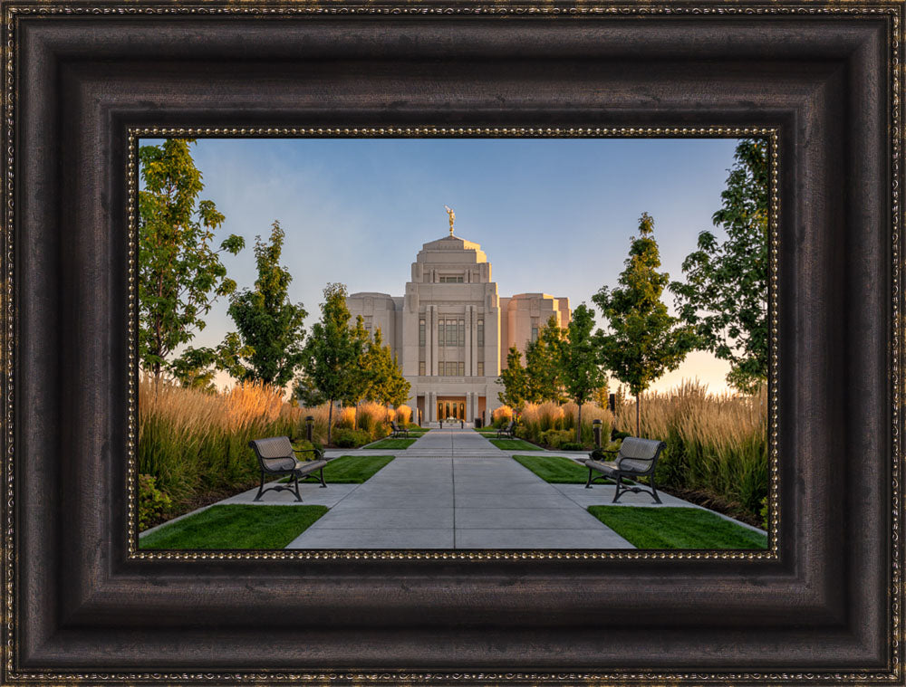 Meridian Temple - Morning Light by Robert A Boyd