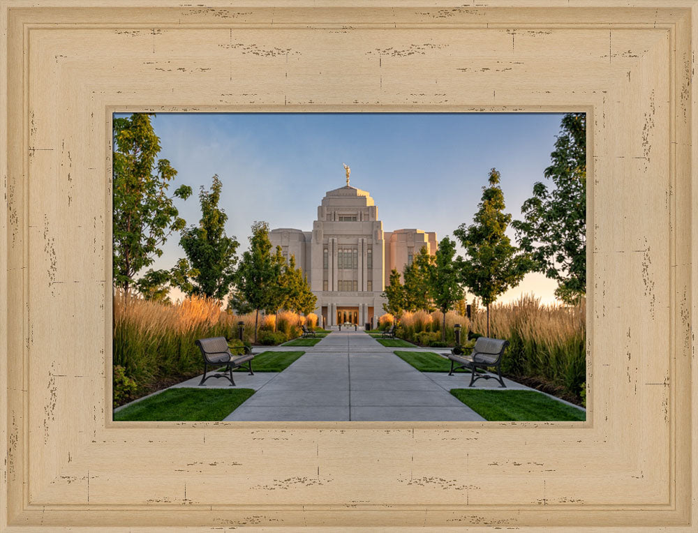 Meridian Temple - Morning Light by Robert A Boyd