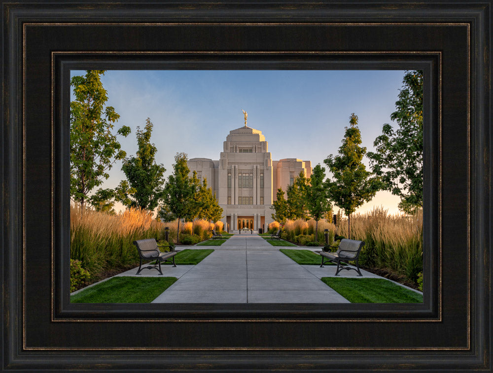 Meridian Temple - Morning Light by Robert A Boyd