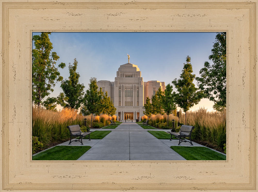 Meridian Temple - Morning Light by Robert A Boyd