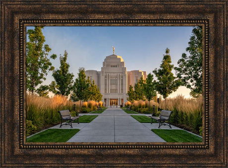 Meridian Temple - Morning Light by Robert A Boyd