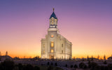 Cedar City Temple - Like a Fire is Burning by Robert A Boyd