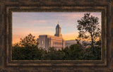 Cedar City Temple - Sunrise by Robert A Boyd